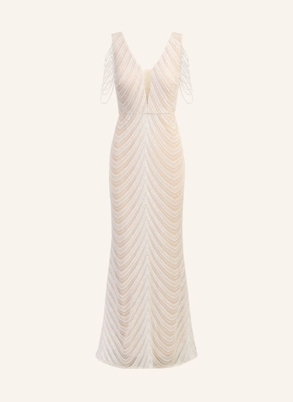 APART Paillettenkleid CREME