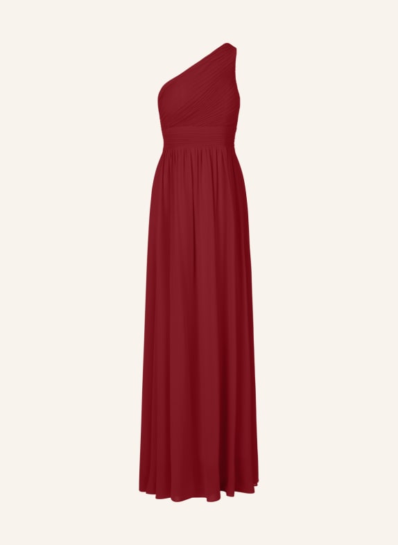 APART One-Shoulder Abendkleid DUNKELROT