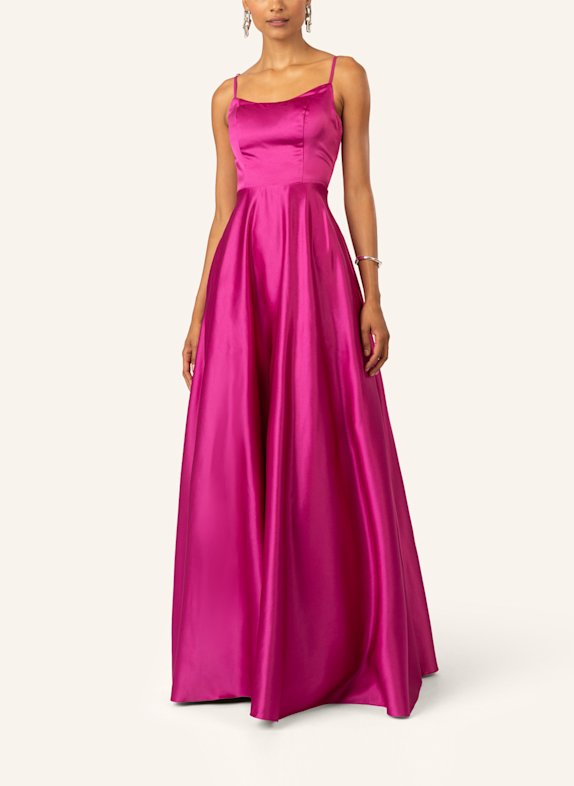 APART Langes Satin Kleid FUCHSIA