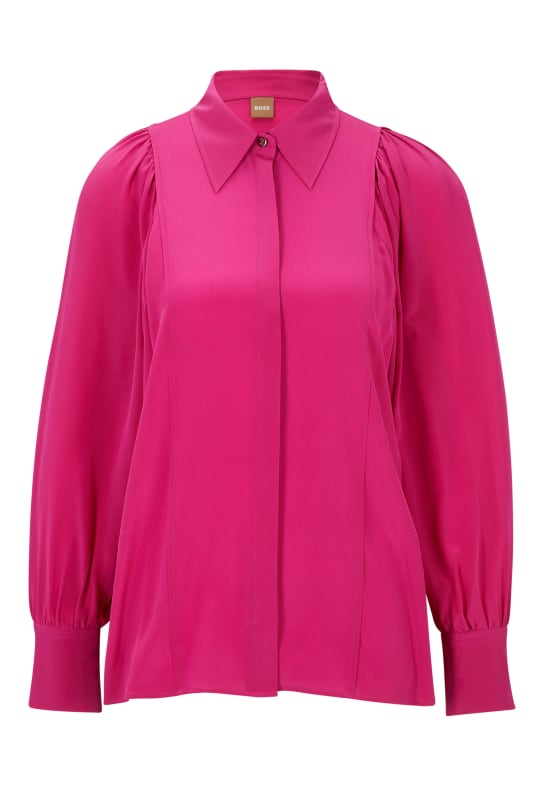 BOSS Business Bluse BLIZZIE Regular Fit PINK