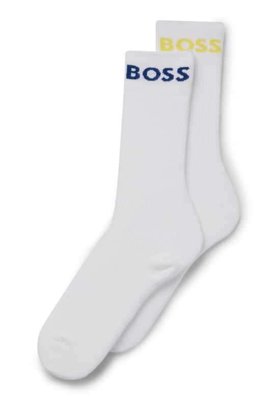 BOSS Business Socke 2P RS SPORT COL CC BEIGE/ WEISS