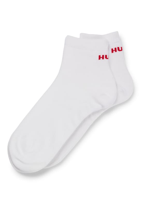 HUGO Casual Socken 2P SH LOGO CC WEISS