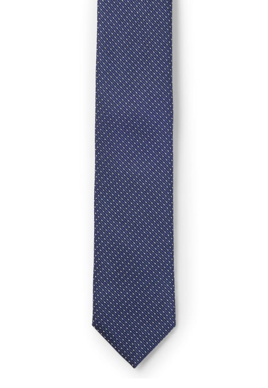 HUGO Krawatte TIE CM 6 DUNKELBLAU