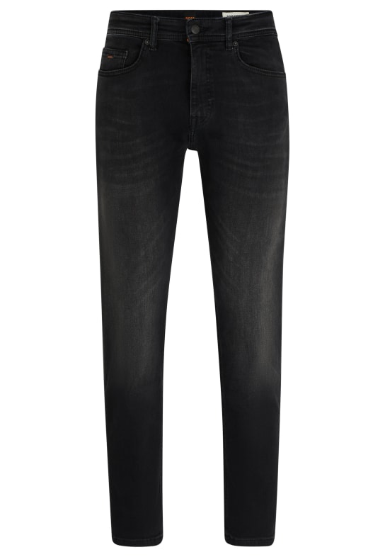 BOSS Jeans TABER ZIP BC-P-1 Tapered Fit DUNKELGRAU