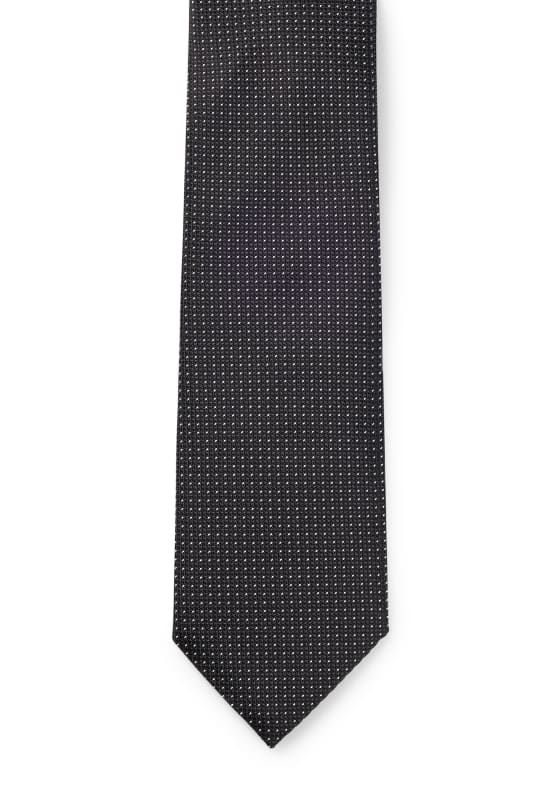 BOSS Krawatte H-TIE 7,5 CM-222 SCHWARZ