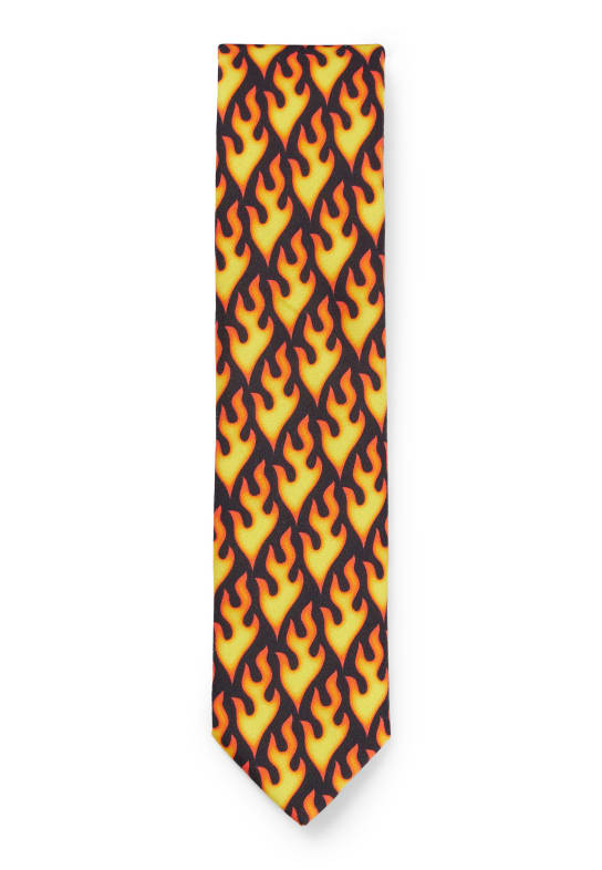 HUGO Krawatte TIE CM 6 ORANGE