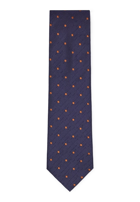 BOSS Krawatte L-TIE CM 7,5 - 223 DUNKELBLAU