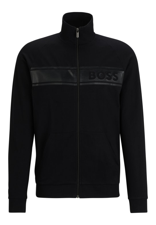 BOSS Loungewear Jacke AUTHENTIC JACKET Z Regular Fit SCHWARZ