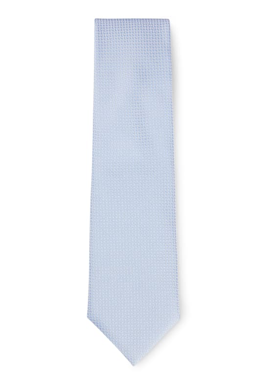 BOSS Krawatte H-TIE 7,5 CM-222 HELLBLAU