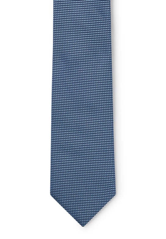 BOSS Krawatte H-TIE 7,5 CM-222 BLAU
