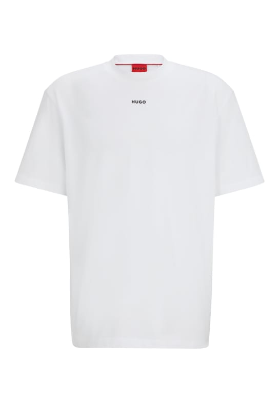 HUGO T-Shirt DAPOLINO Relaxed Fit WEISS