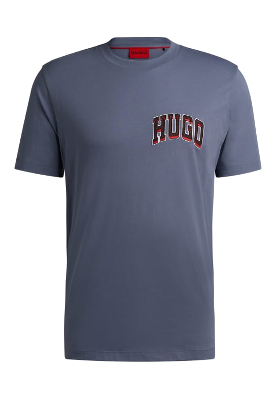 HUGO T-Shirt DASKO Regular Fit BLAU