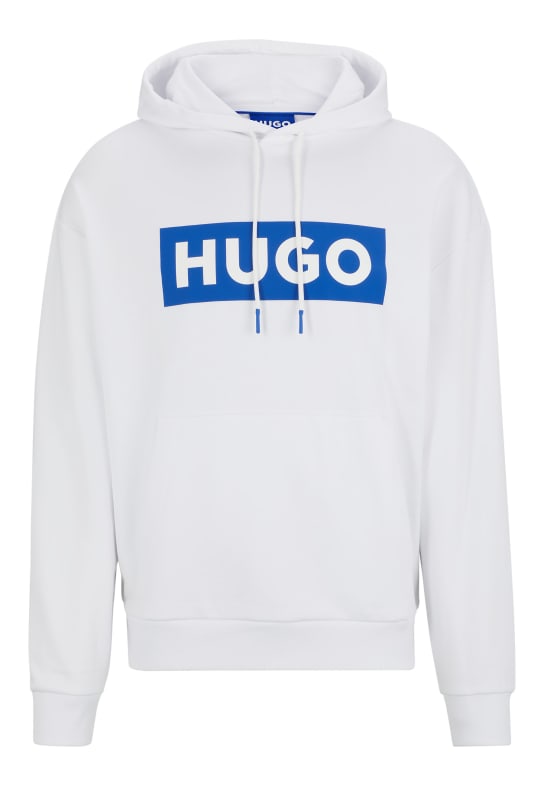 HUGO Sweatshirt NALVES Relaxed Fit WEISS