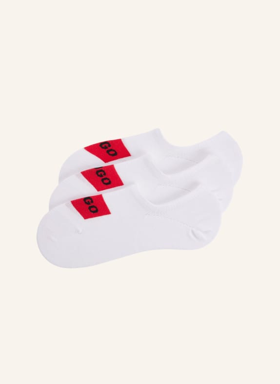 HUGO Casual Socken 3P LC LABEL CC WEISS