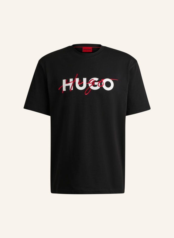 HUGO T-Shirt DAKAISHI Relaxed Fit SCHWARZ