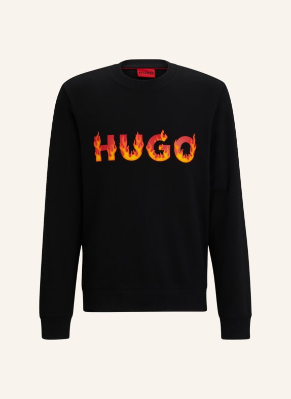 HUGO Sweatshirt DITMO Regular Fit SCHWARZ