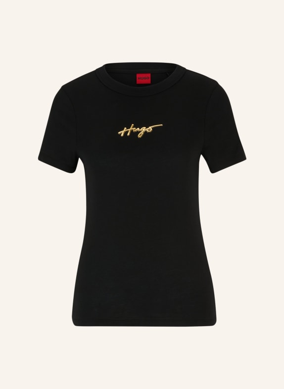 HUGO T-Shirt CLASSIC TEE_4 Regular Fit SCHWARZ