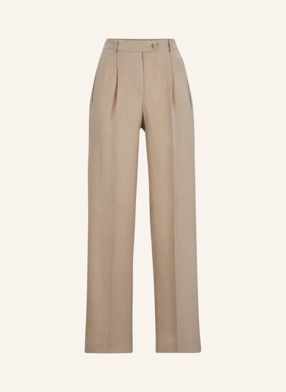 BOSS Business Hose TALECO1 Relaxed Fit BEIGE