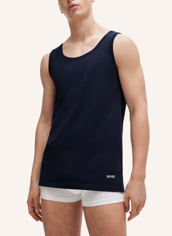 BOSS Unterwäsche Top TANK TOP 3P CLASSIC Regular Fit WEISS