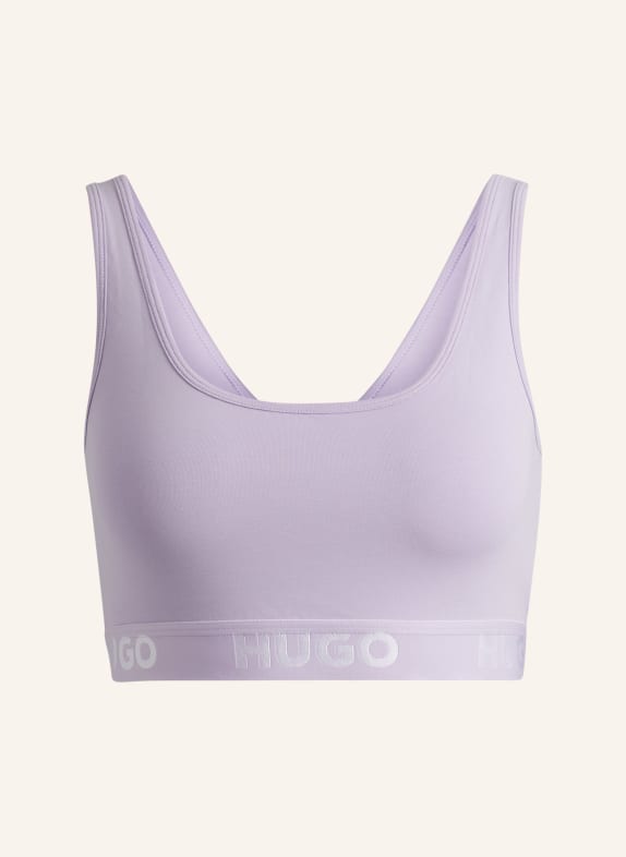 HUGO Bh BRALETTE SPORTY LOGO LILA