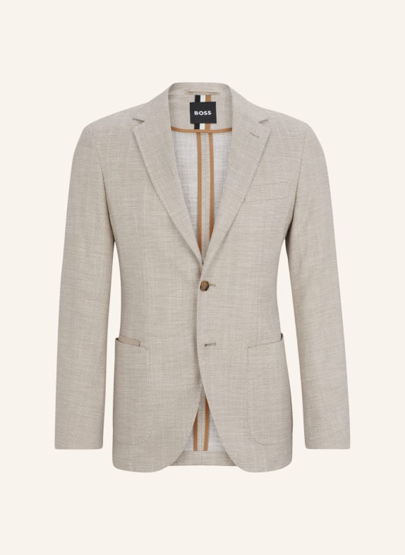 BOSS Blazer C-JAYE-ELBOW-242 Regular Fit BEIGE