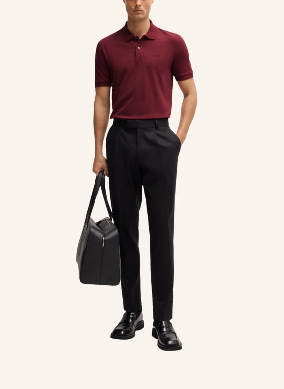 BOSS Poloshirt PALLAS Regular Fit DUNKELROT