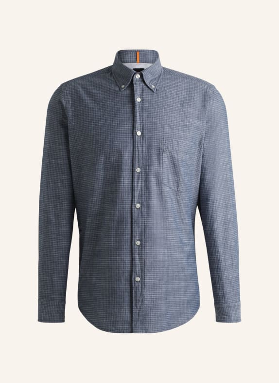 BOSS Casual Hemd RICKERT_M Regular Fit BLAU