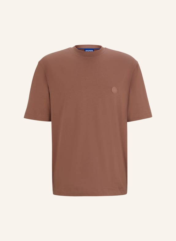 HUGO T-Shirt NILEY Regular Fit BRAUN