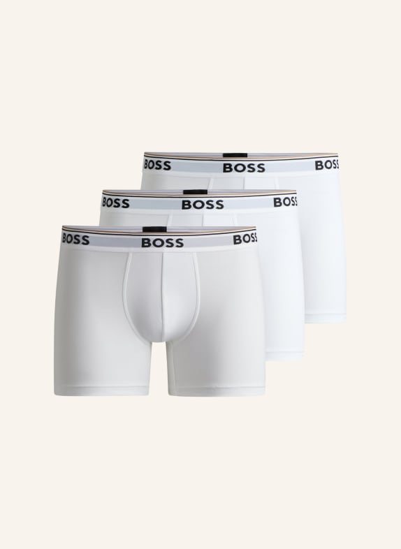 BOSS Boxershort BOXERBR 3P POWER WEISS