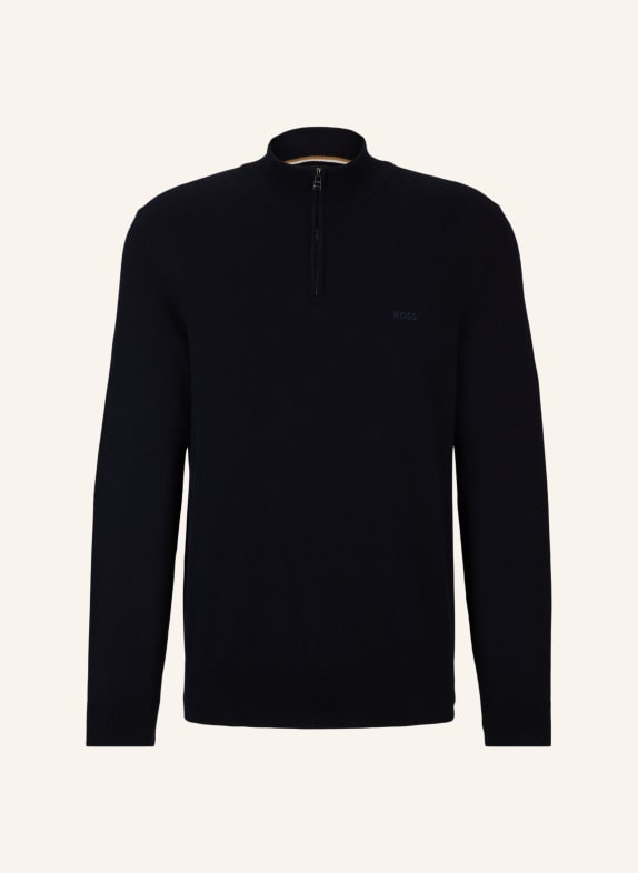 BOSS Pullover PADRO-L Regular Fit DUNKELBLAU