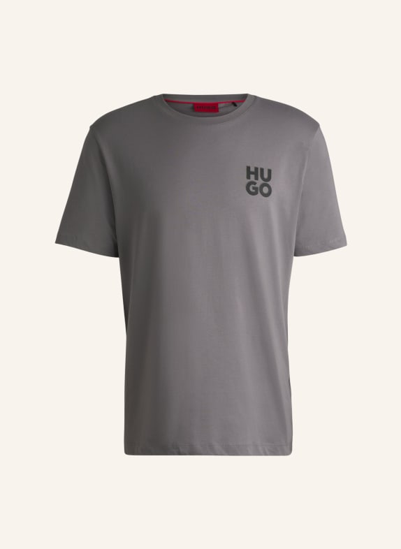 HUGO T-Shirt DIMONITI Regular Fit GRAU