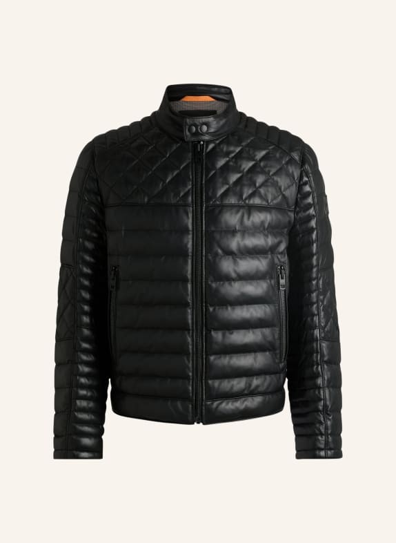 BOSS Lederjacke JONN_IN SCHWARZ