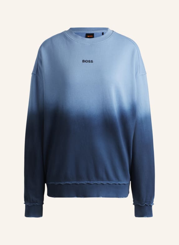 BOSS Sweatshirt C_ELASLOGAN_DEGRADEE Regular Fit BLAU