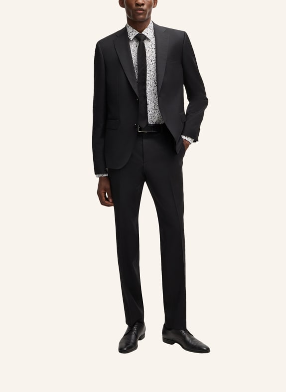 BOSS Business Hemd H-HANK-S-KENT-C1-232 Slim Fit WEISS