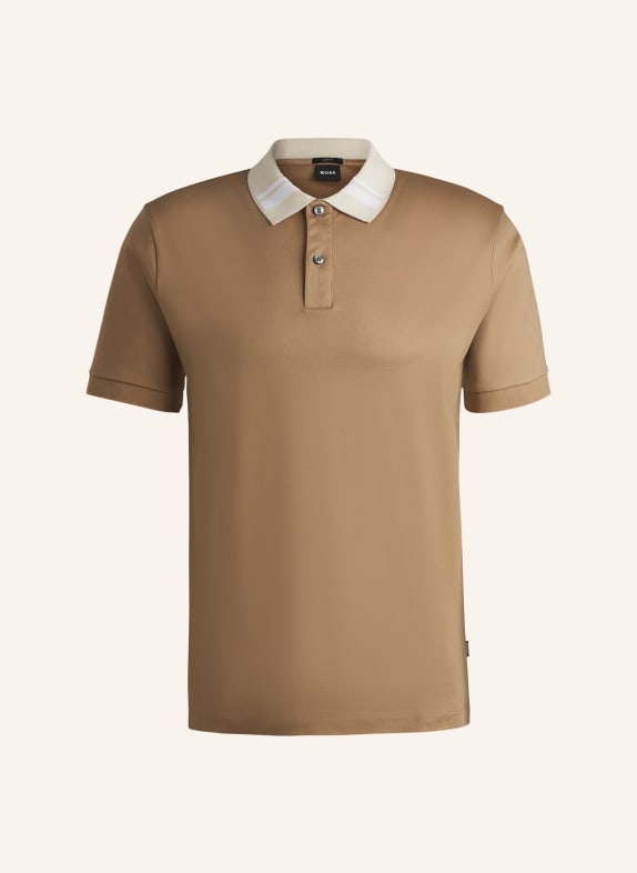 BOSS Poloshirt H-PHILLIPSON 117 Slim Fit BEIGE