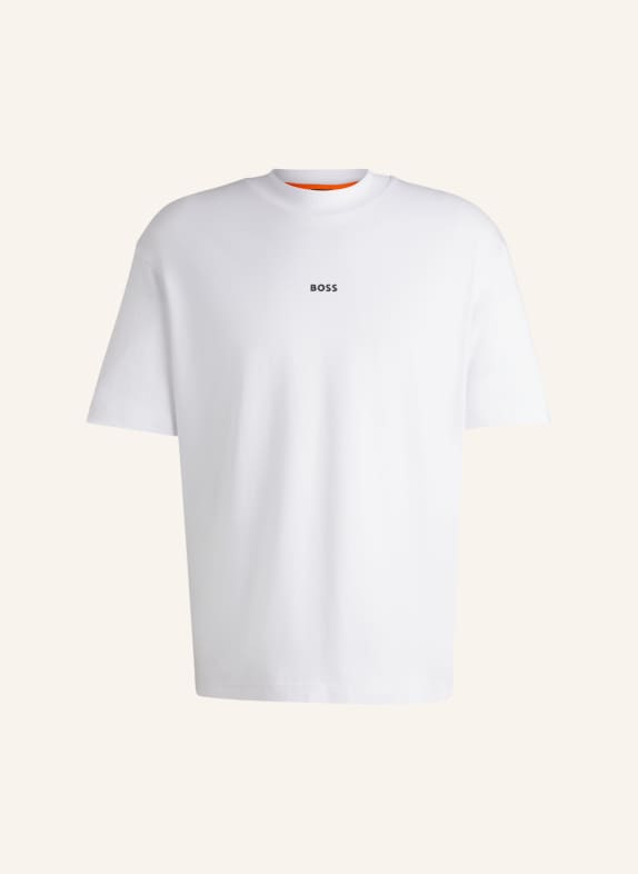 BOSS T-Shirt TE_GEOLOGICAL Relaxed Fit WEISS