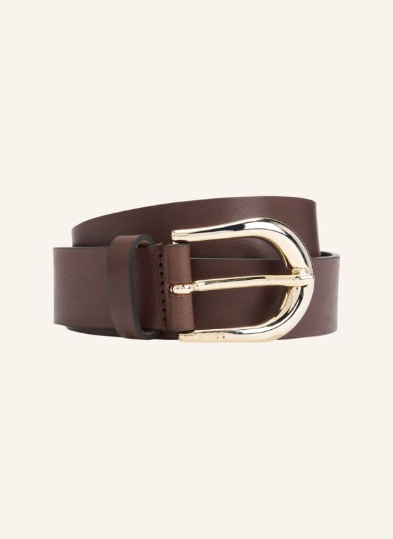 BOSS Casual Gürtel CAROL BELT 3CM-VC DUNKELBRAUN