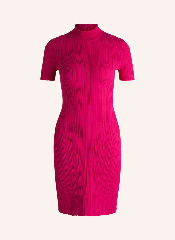 HUGO Gestricktes Kleid SAREPLY Slim Fit PINK