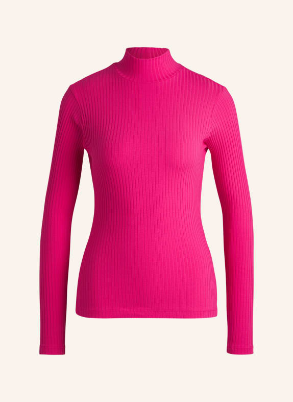 HUGO long-sleeved side slit hoodie PINK