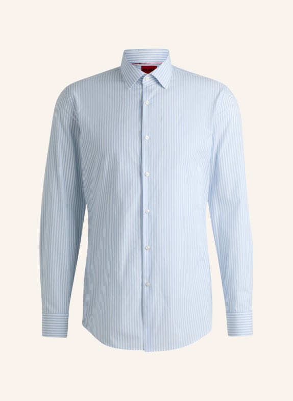 HUGO Business Hemd KENNO Slim Fit HELLBLAU