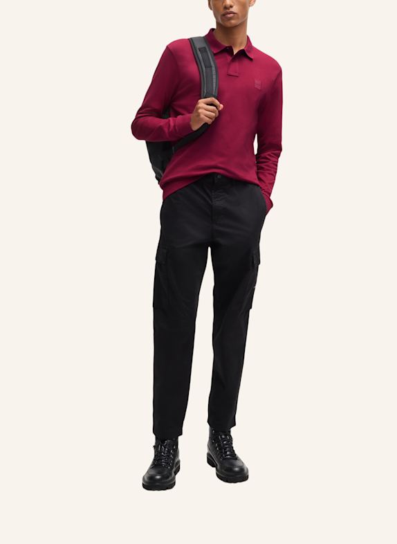 BOSS Poloshirt PASSERBY Slim Fit ROT