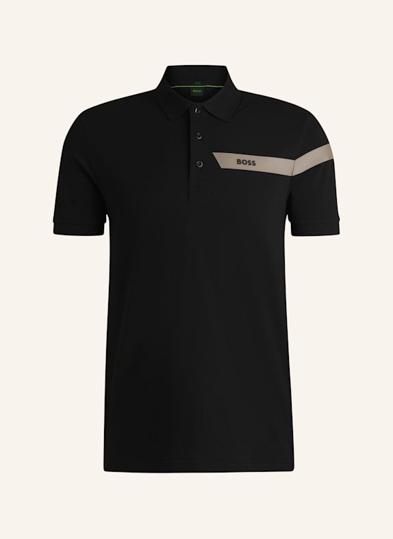 BOSS Poloshirt PAULE_IN Slim Fit SCHWARZ