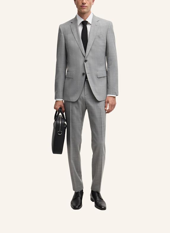 BOSS Business Anzug H-HUGE-2PCS-224 Slim Fit SILBER