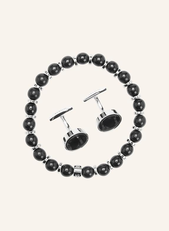 BOSS Armband B-BEADS2-SET DUNKELBRAUN