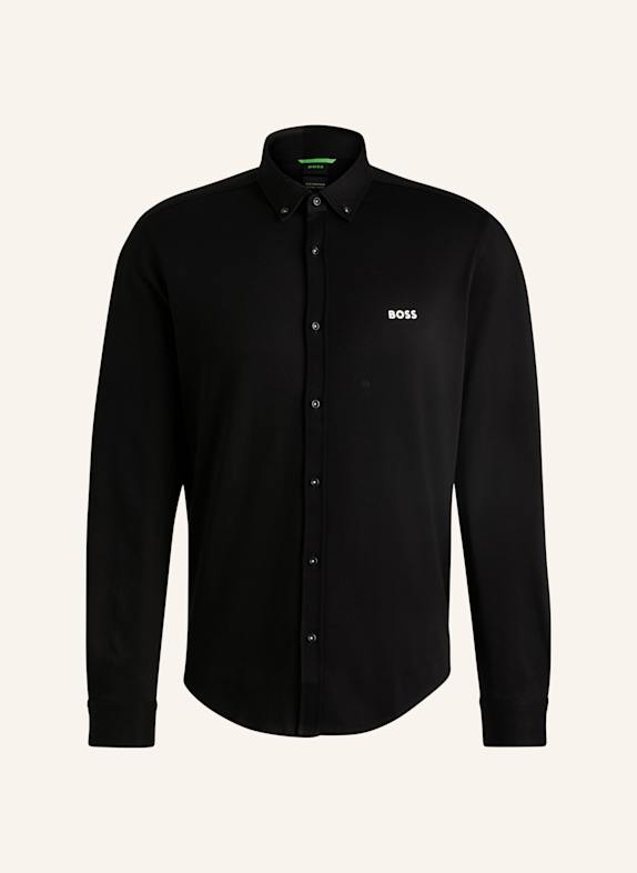 BOSS Casual Hemd B_MOTION_L Regular Fit SCHWARZ