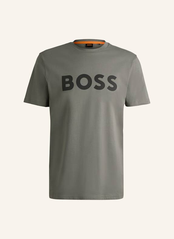 BOSS T-Shirt THINKING 1 Regular Fit GRAU