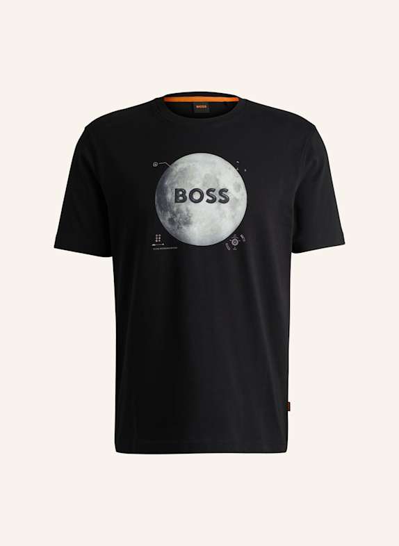 BOSS T-Shirt TE_MOON Regular Fit SCHWARZ