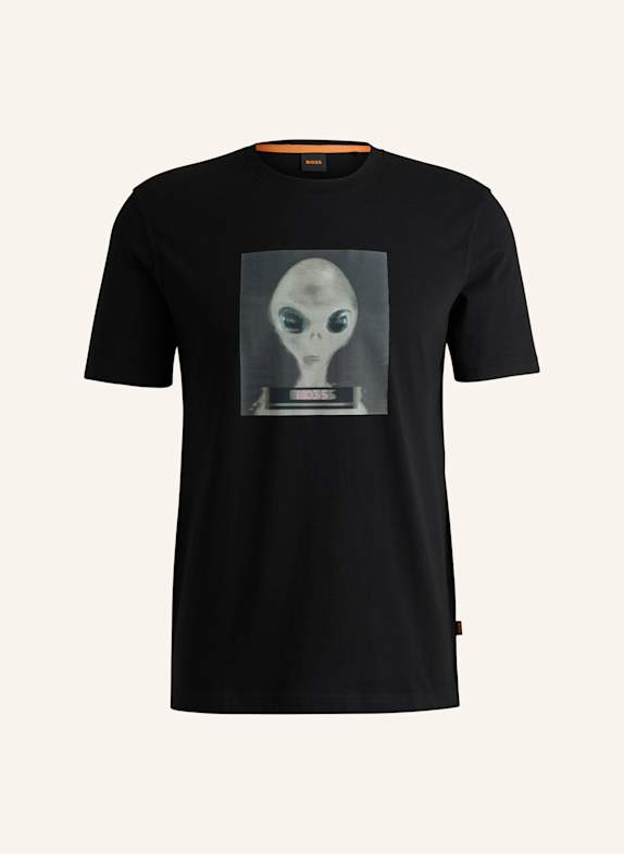 BOSS T-Shirt TE_ALIEN Regular Fit SCHWARZ