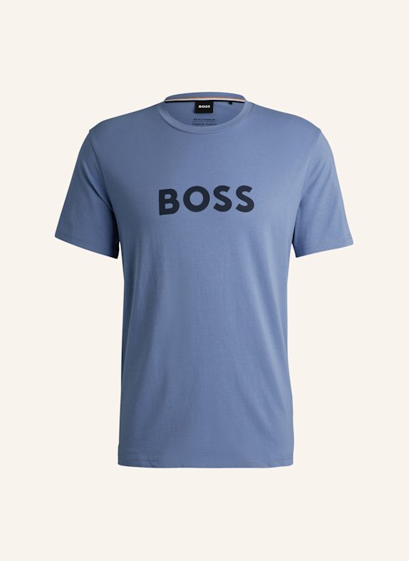 BOSS Strand-Oberteil T-SHIRT RN Regular Fit BLAU