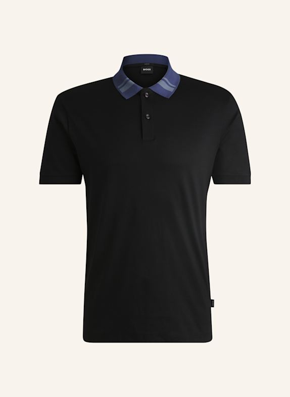 BOSS Poloshirt H-PHILLIPSON 117 Slim Fit SCHWARZ